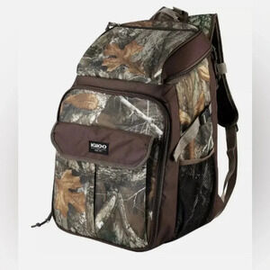 NWT Igloo RealTree Edge 30 Can Rucksack Gizmo Backpack Cooler Bag Camo Outdoors